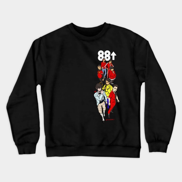 Eighty Eight Up Crewneck Sweatshirt by hansoloski